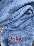 Personalised towel Chambray